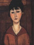 Ritratto di ragazza or Portrait of a young Woman (mk39), Amedeo Modigliani